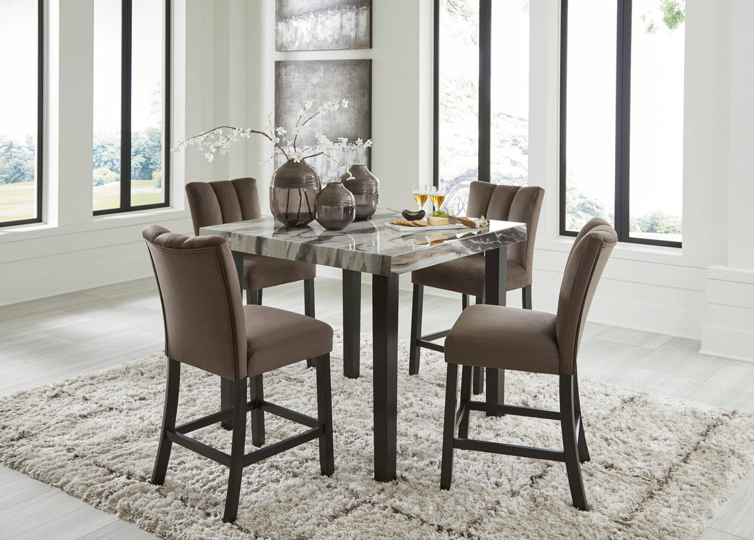 Ashley D581-13 Pub Table &amp; 4 Chairs Set