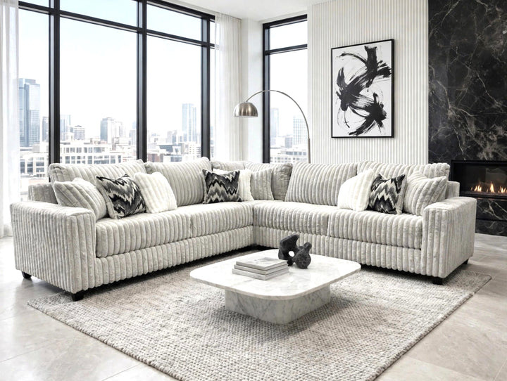 9600 Gray - Oversized Sectional