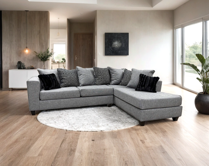 110 - Sectional (Gunmetal) ON SALE