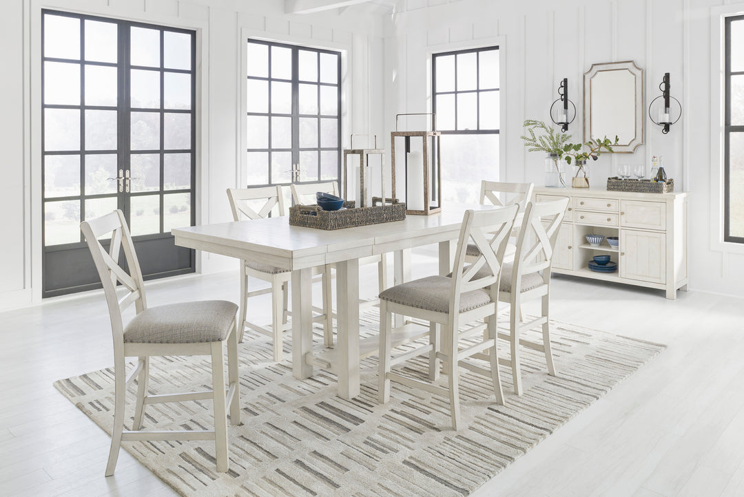Ashley D642 Table &amp; 6 Chairs Set