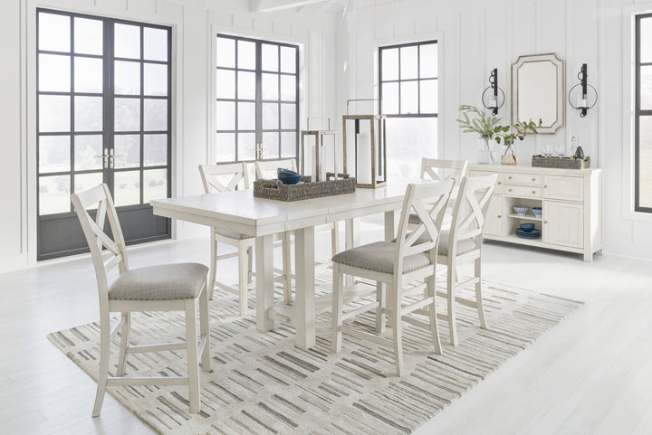 Ashley D642 Table &amp; 6 Chairs Set
