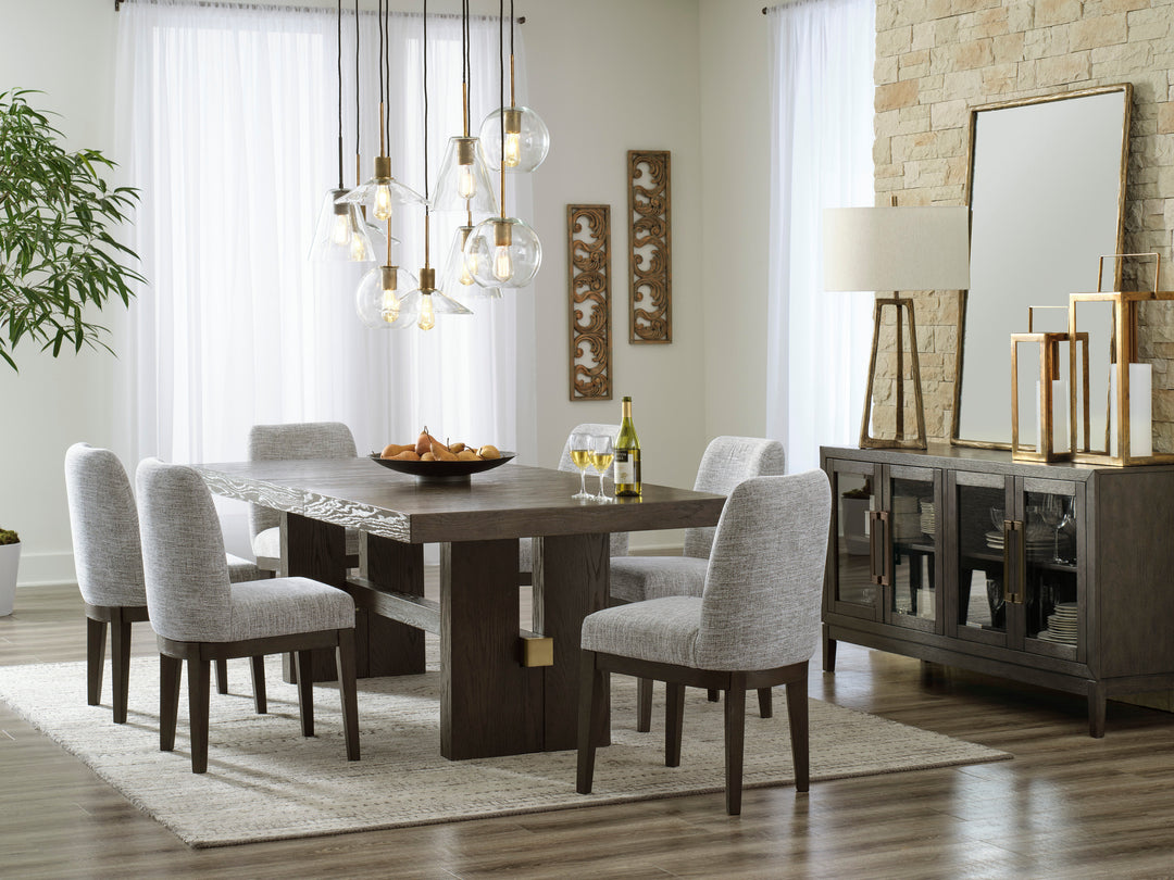 Ashley D984 - Table &amp; 6 Chairs Set