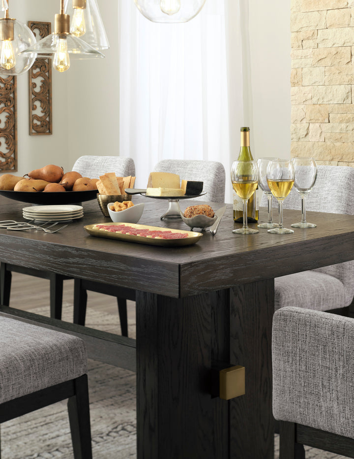 Ashley D984 - Table &amp; 6 Chairs Set