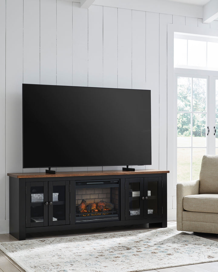 W664-68 - TV Stand w/Fireplace 75" L