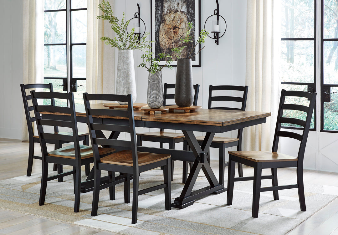 Ashley D634 - 7pc Dining Set