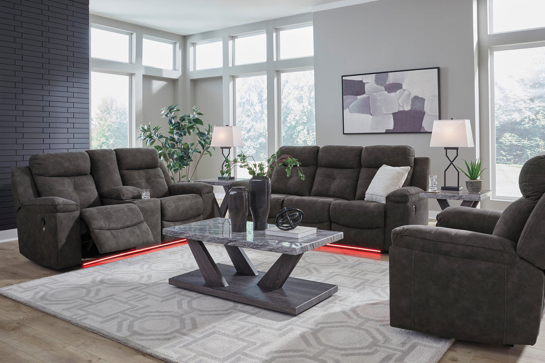 Ashley 636-05 - 2pc or 3pc Reclining Set (Multi-Color LED Lights)