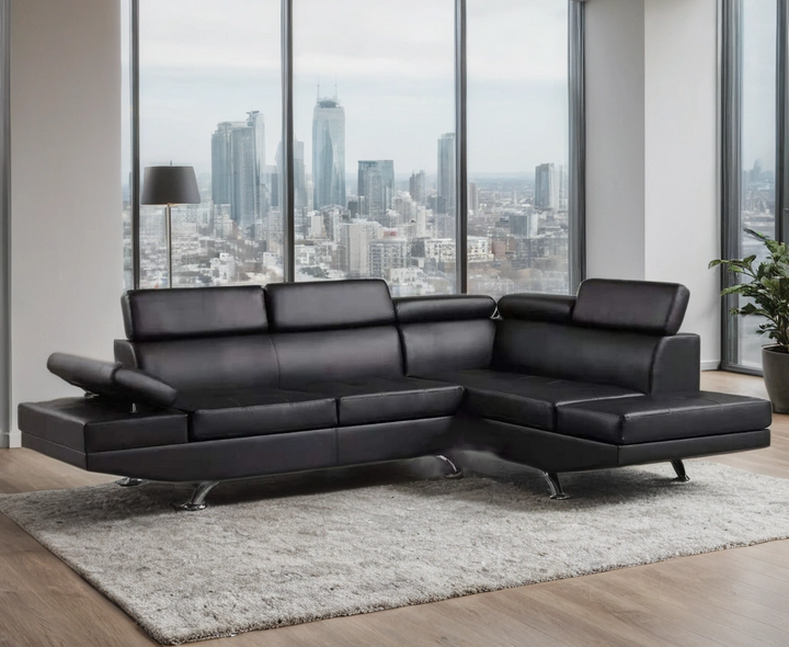 Moderno - Sectional (Black)