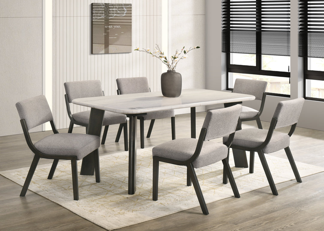 Parker20 - (GENUINE MARBLE) Table &amp; 6-Chairs COMING SOON (ETA 6/30)