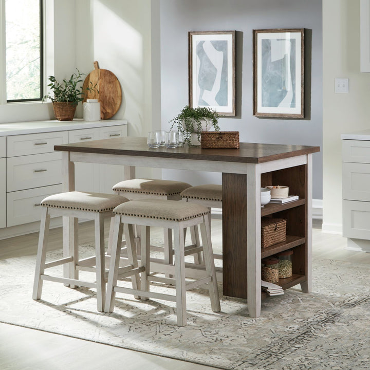942 Two-Tone 5PC - Table + 4 Chairs