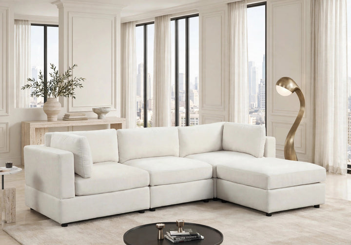 Milan Beige Modular Sectional