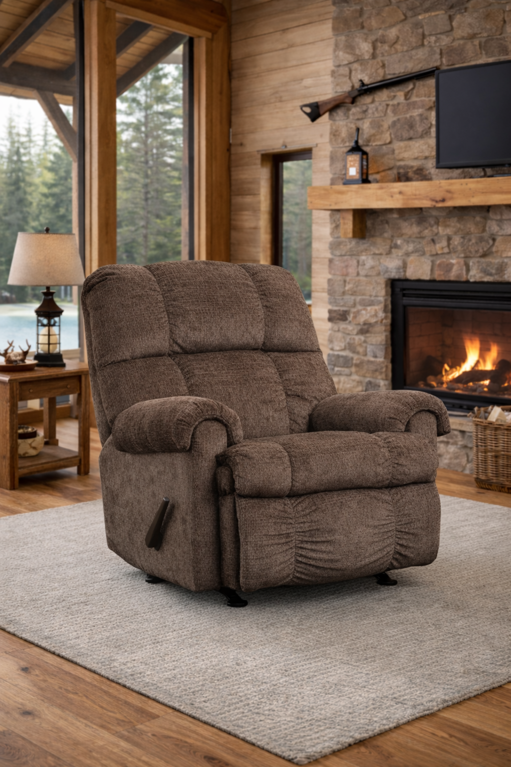 Washington 9010 Chocolate - Rocker Recliner