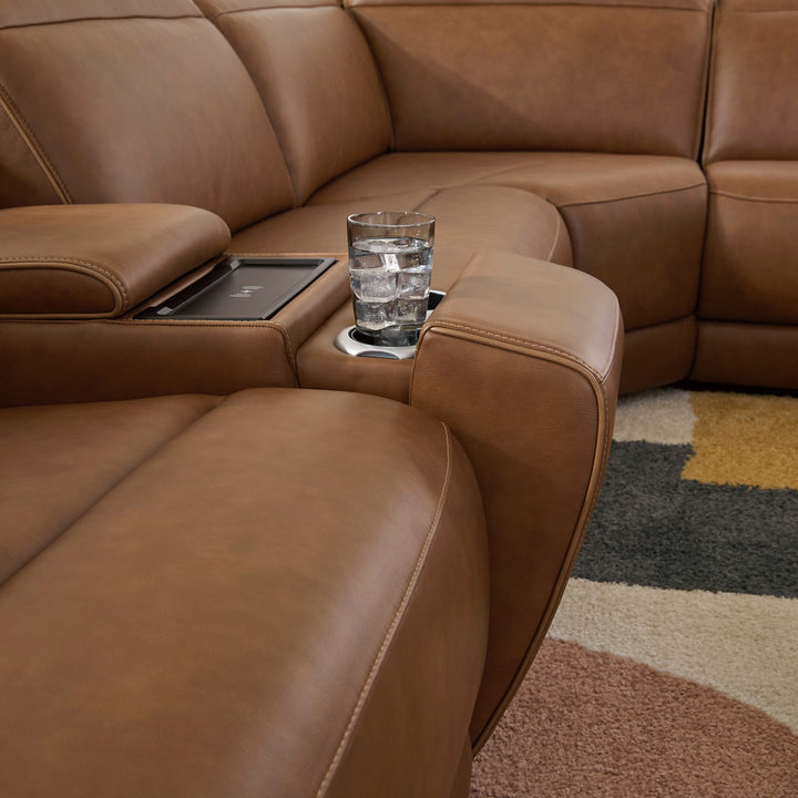 Ashely U107 - Modular Sectional (TOP GRAIN/POWER)COMING SOON