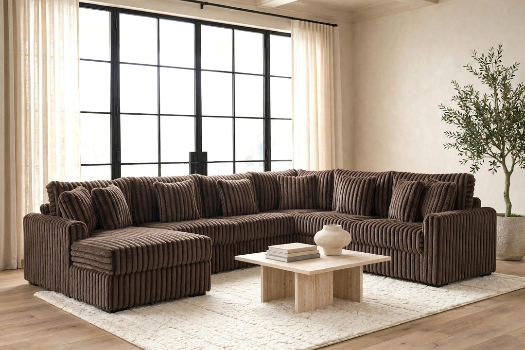 Solana Chocolate Sectional