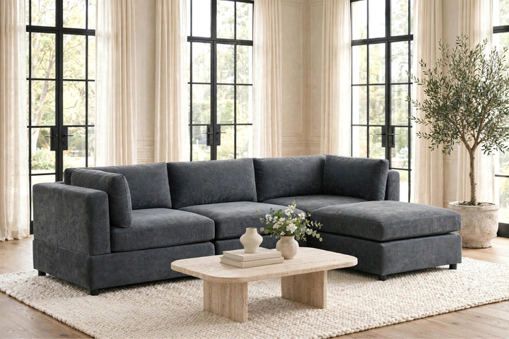 Milan Charcoal Modular Sectional