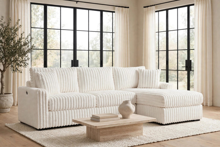SOL Beige Reversible Sectional