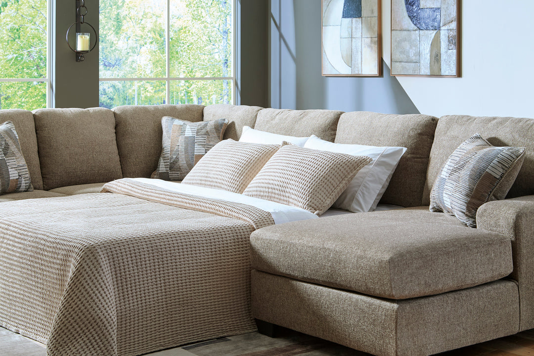 Ashley 484-04  3PC Sectional w/Full Size Sleeper