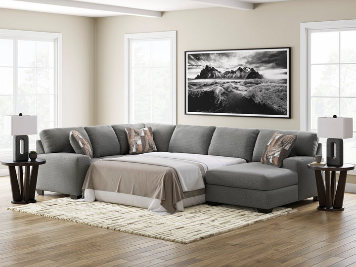 Ashley 484-05  3PC Sectional w/Full Size Sleeper