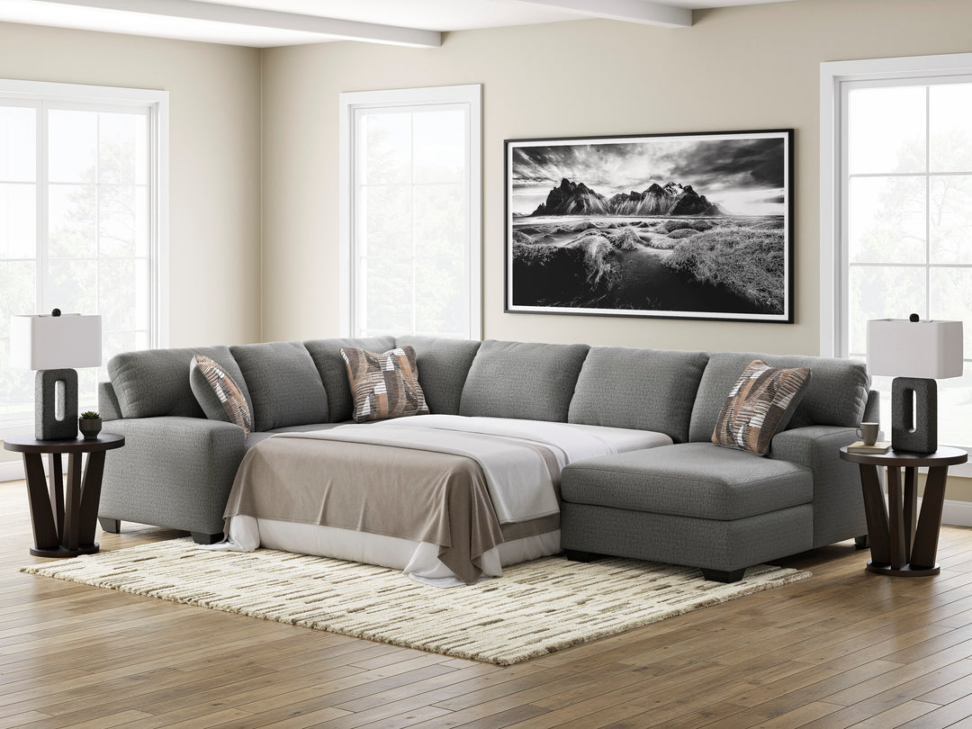 Ashley 484-05  3PC Sectional w/Full Size Sleeper  (ETA: 10/13)
