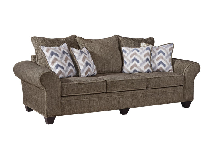 Behold 1000 Chocolate Sofa &amp; Loveseat Set (OVERSIZED)