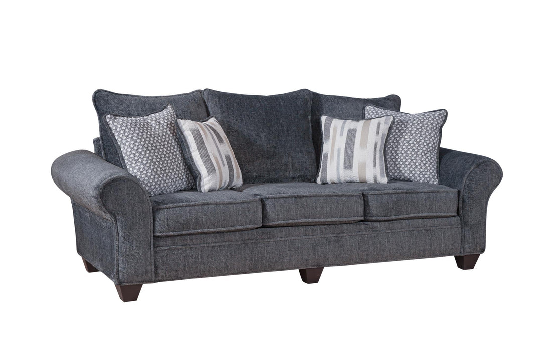Behold 1001 Charcoal Sofa &amp; Loveseat Set (OVERSIZED)