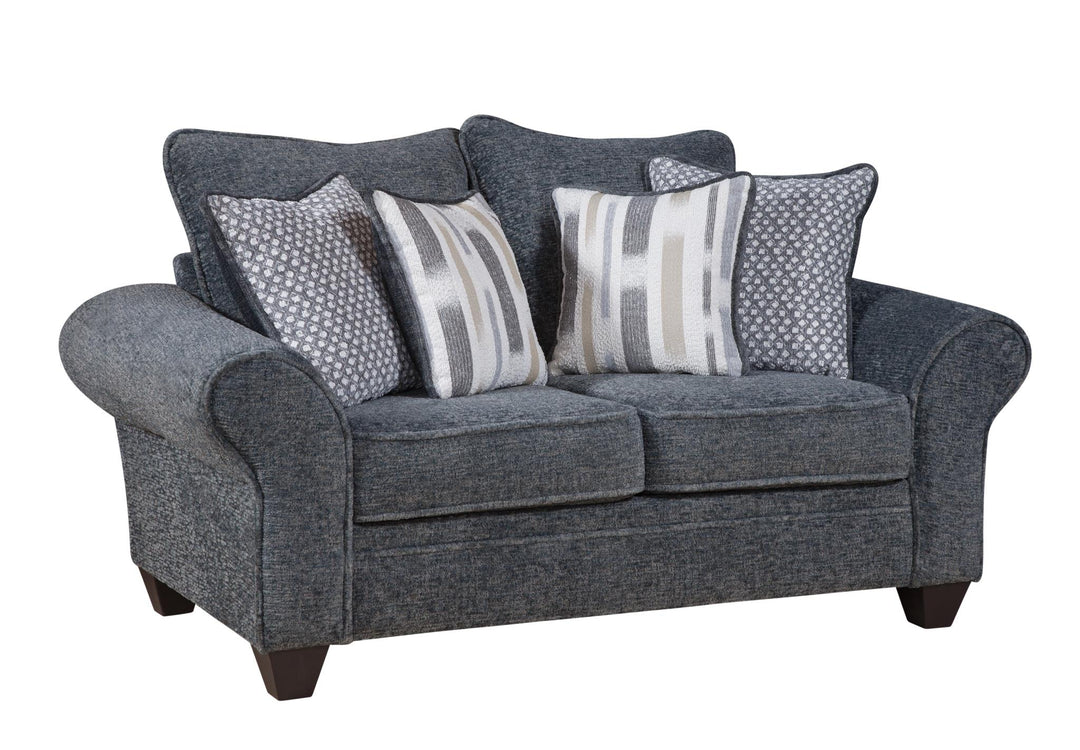 Behold 1001 Charcoal Sofa &amp; Loveseat Set (OVERSIZED)