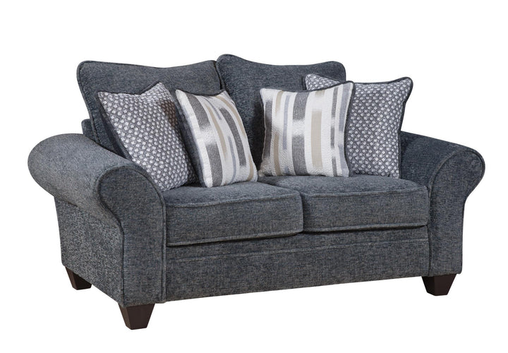 Behold 1001 Charcoal Sofa &amp; Loveseat Set (OVERSIZED)