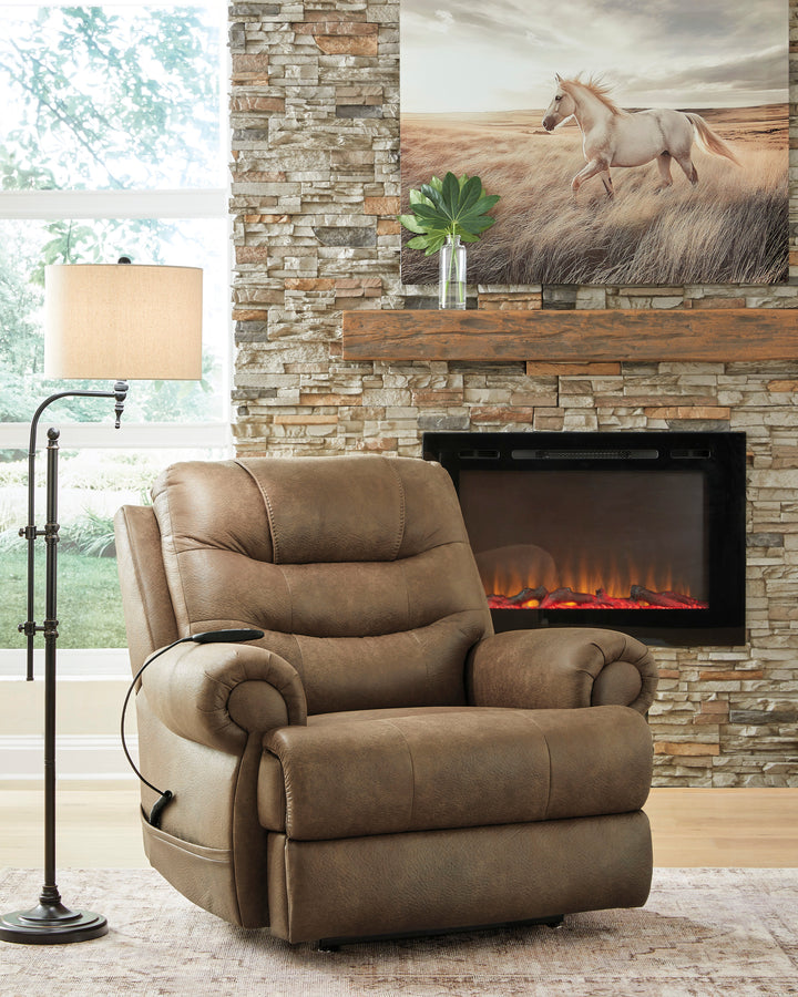 Ashley 8240712 - Power Lift Recliner (Heat/Massage)