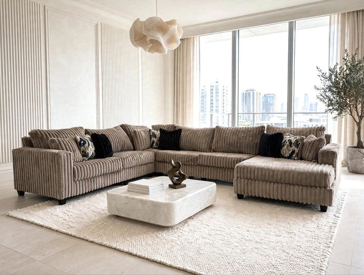 9900 Cocoa - 4PC Oversized Sectional