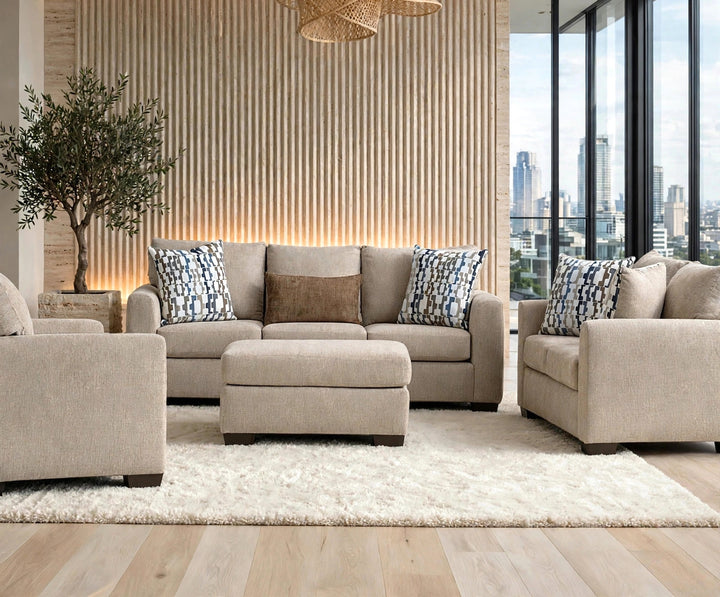 Behold 2275 - Sofa &amp; Loveseat Set (Parchment)