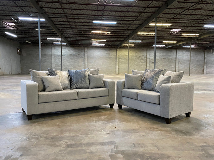 110 - Dove Sofa &amp; Loveseat