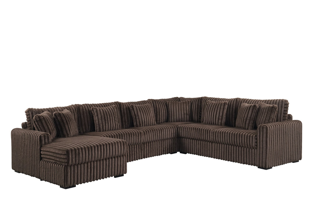 Solana Chocolate Sectional