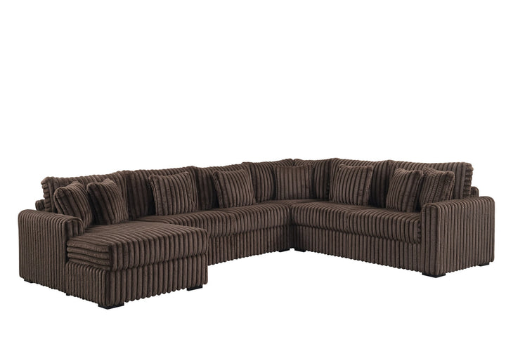 Solana Chocolate Sectional