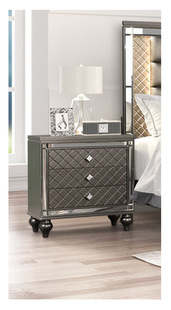 Stars Charcoal - Nightstand