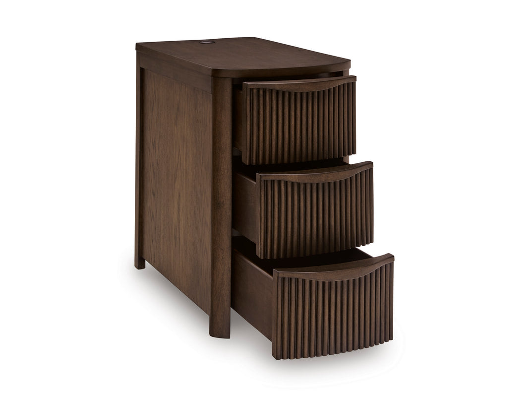Ashley T208-217 - End Table (USB-A / USB-C Ports)