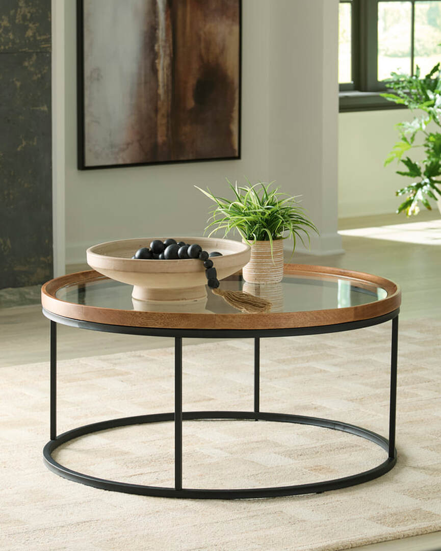 Ashley T502-8 - Cocktail Table