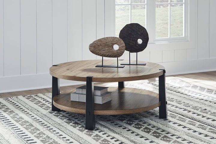 Ashley T518-8 - Cocktail Table
