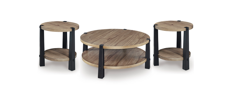 Ashley T518 - Occasional Table Set