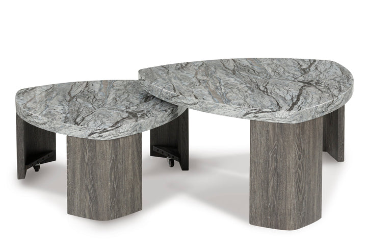 Ashley T600-0 - Stacked Cocktail Table