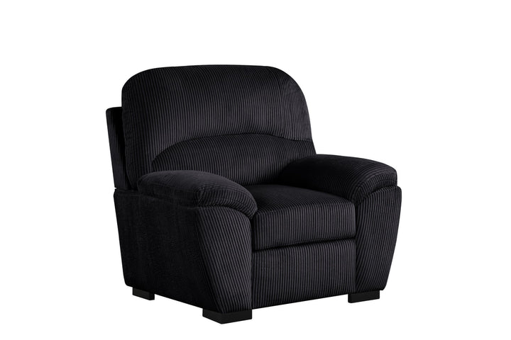 Tiffany10 Black - 2PC or 3PC Living Room Set