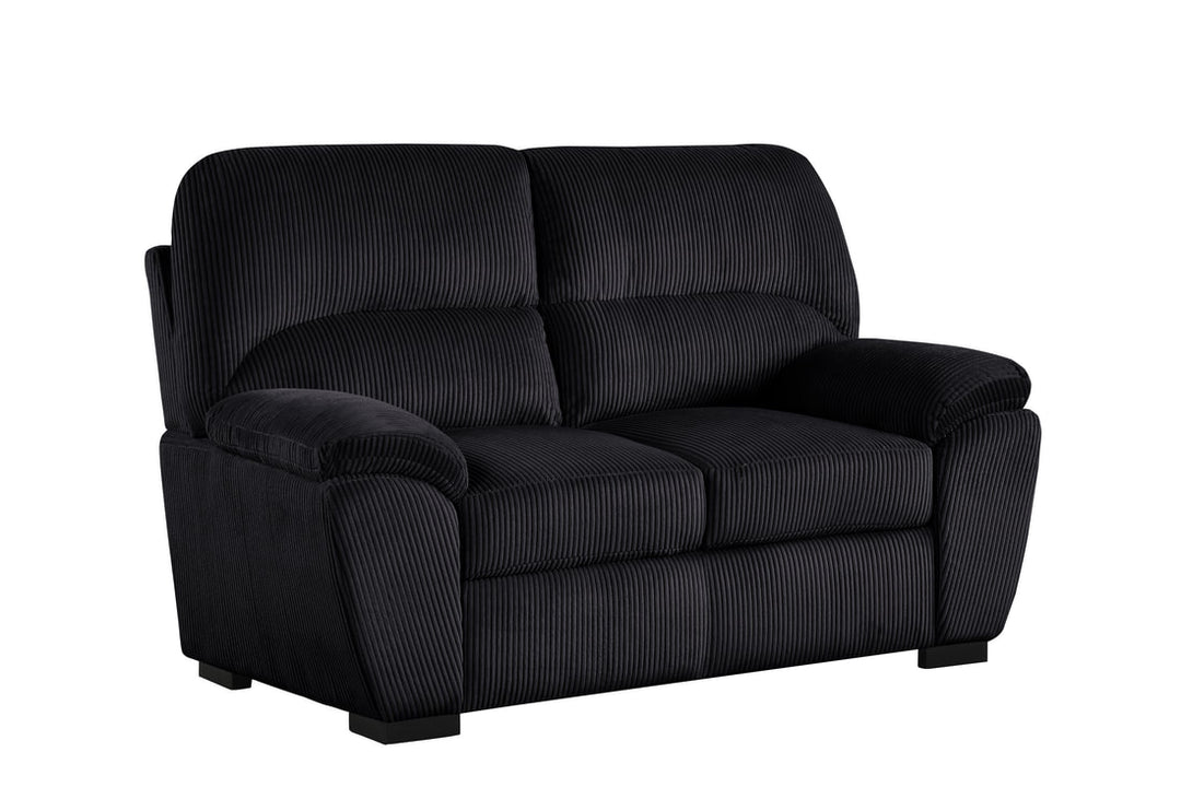 Tiffany10 Black - 2PC or 3PC Living Room Set