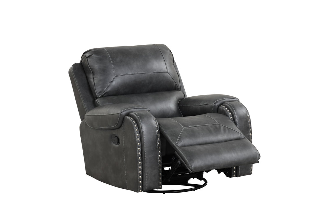 Titan2003-Charcoal OVERSIZED 3pc Reclining Set