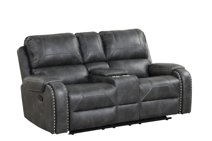 Titan2003-Charcoal OVERSIZED 3pc Reclining Set