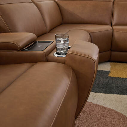 Ashely U107 - Modular Sectional (TOP GRAIN/POWER)COMING SOON