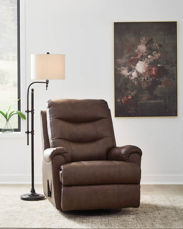 U1340061 - Swivel Recliner (TOP GRAIN LEATHER)