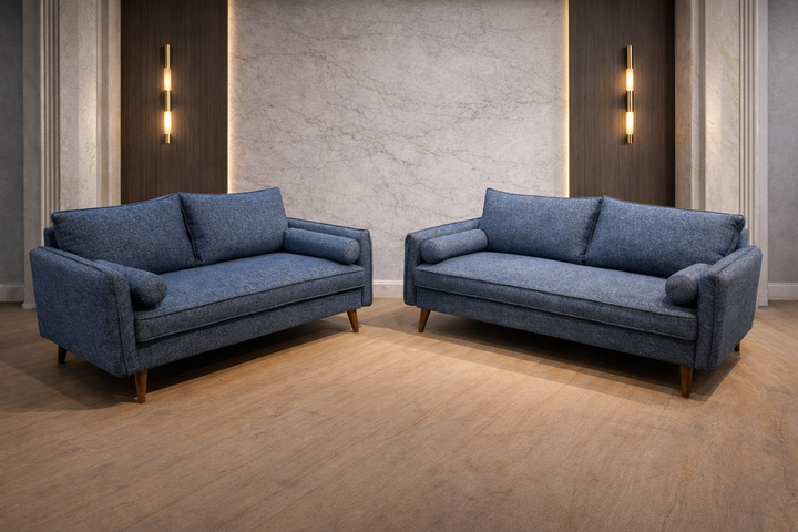 Vanti Blue - 2PC Living Room Set