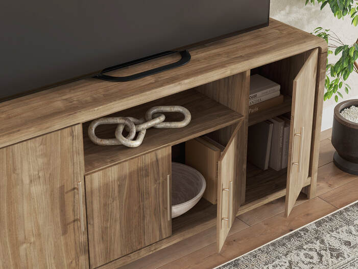 Ashley W1121-68 - TV Stand 62"LCOMING SOON (ETA 8/26)
