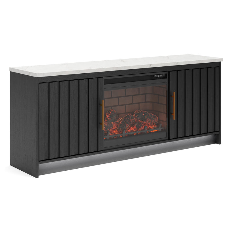 W2616-468 - TV Stand w/Fireplace 63"L