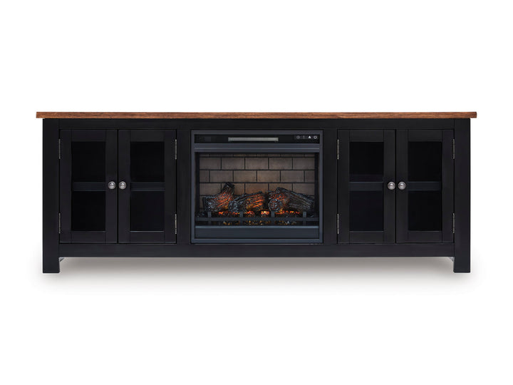 W664-68 - TV Stand w/Fireplace 75" L