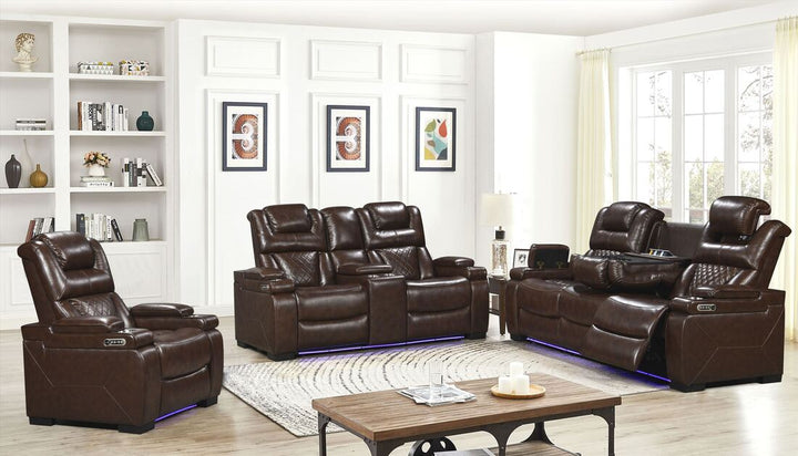 Woodland Brown 3PC Power Reclining Set