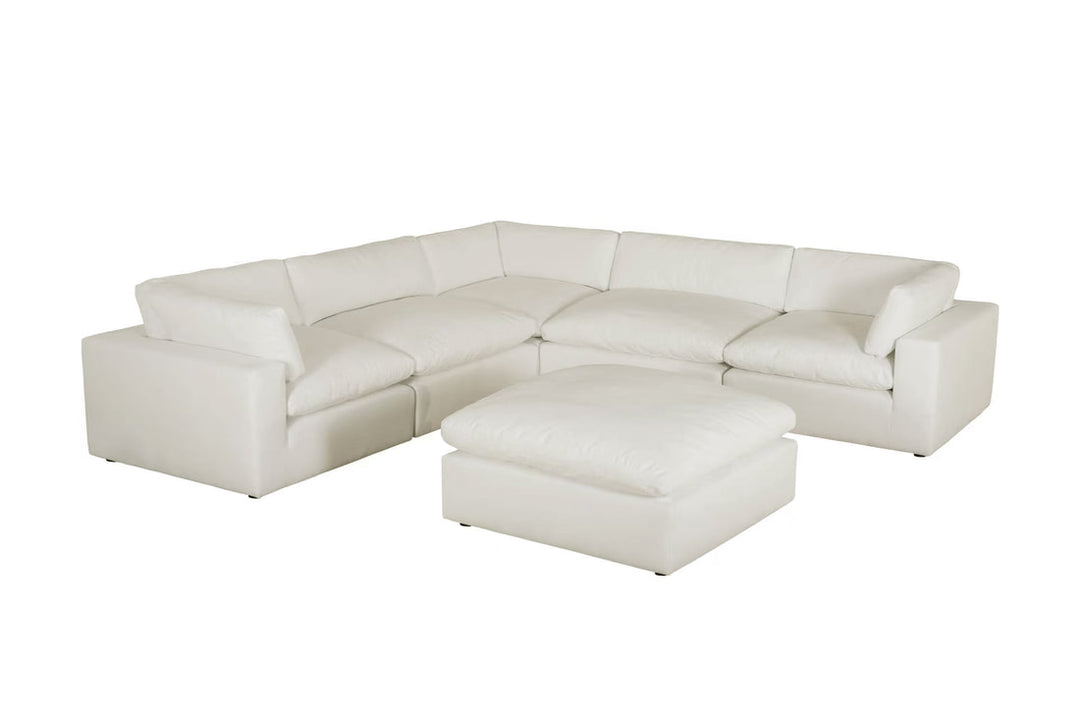 XL CLOUD SAND Sectional + Ottoman Set